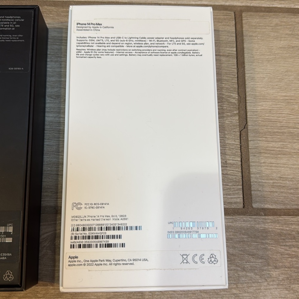 APPLE IPhone 2 EMPTY box lot of 2 iPhone 14 Pro Max, iPhone Pro 12 Max EMPTY box - Picture 4 of 7